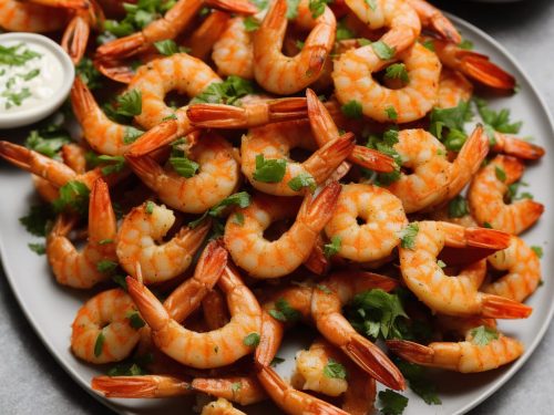 Fried Prawns with Garlicky Hot Pepper Sauce