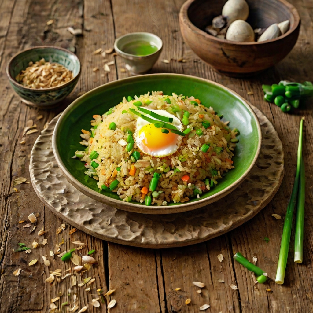 Fried Rice with Egg & Ginger