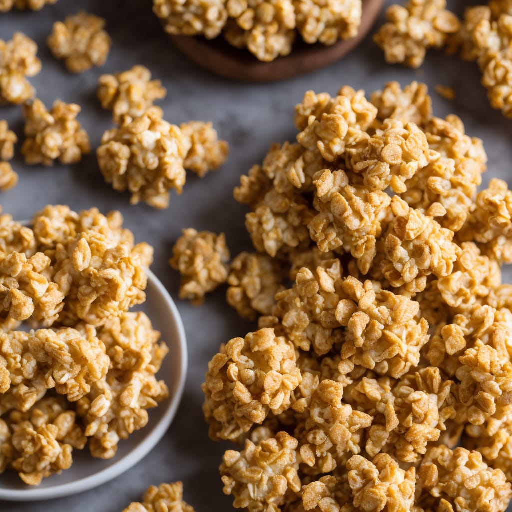 Honey Nut Cornflake and Caramel Bars Recipe