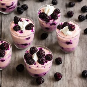 Frozen Blackberry Fool