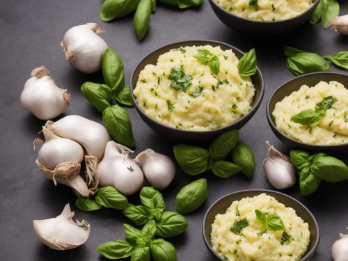 Garlic, Basil & Olive Oil Mash