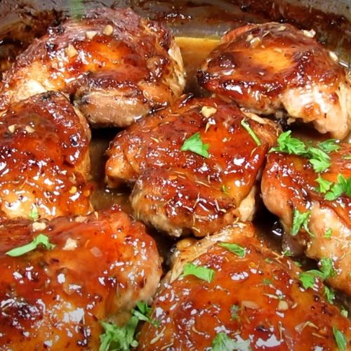 Garlic-Brown Sugar Chicken Thighs Recipe | Recipes.net