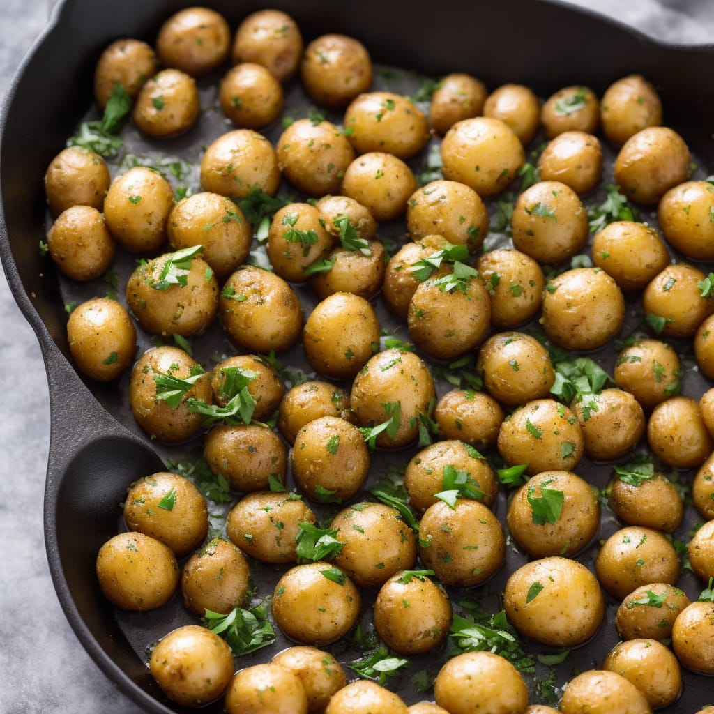 Garlic Herb Skillet Potatoes Recipe