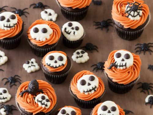 Ghoulish Halloween Cupcakes