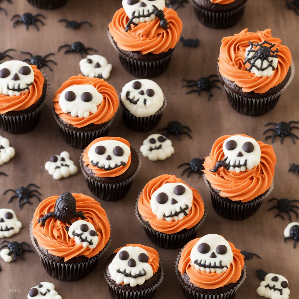 Ghoulishly Glowing Cupcakes Recipe - Flavorite