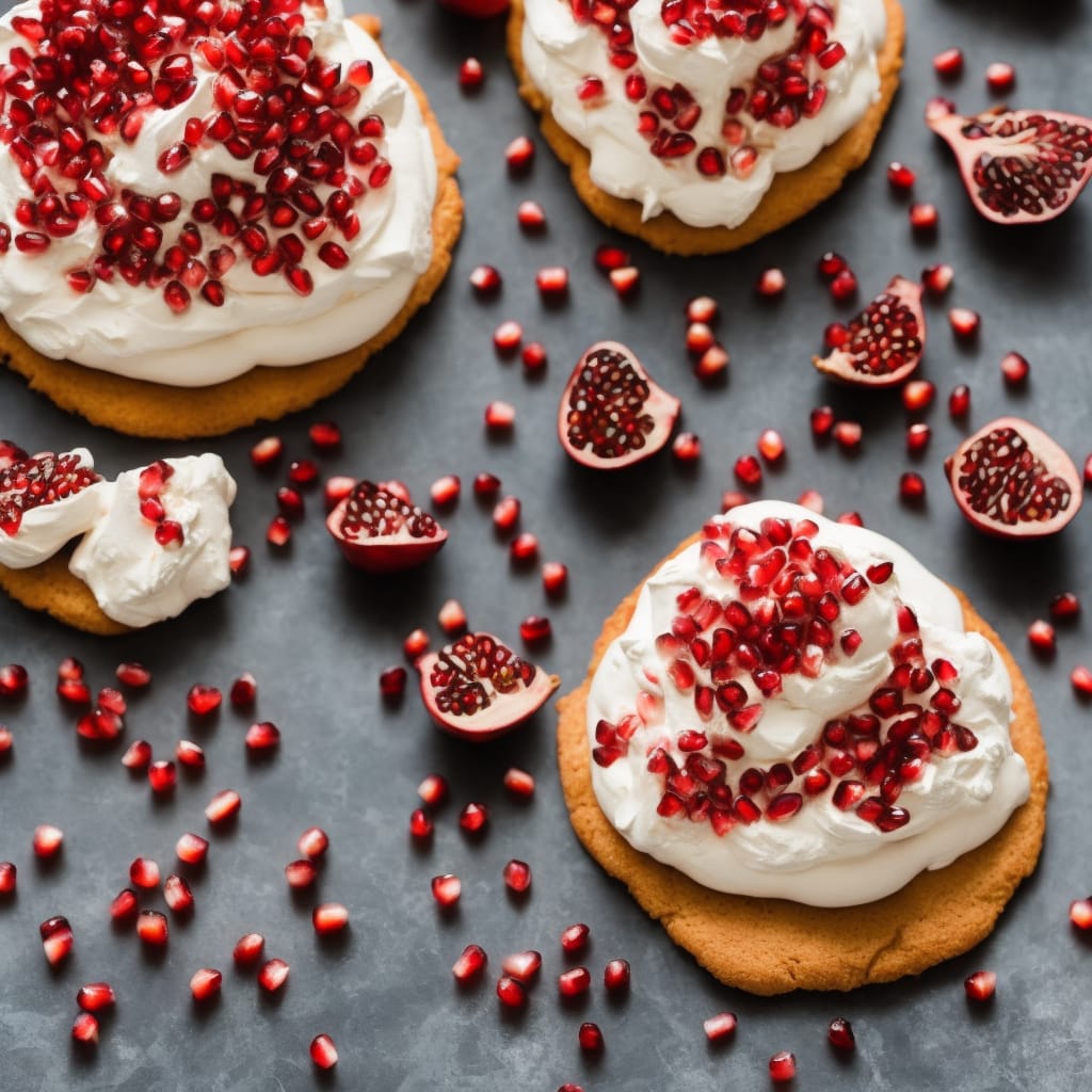 Ginger and Pomegranate Pavlova