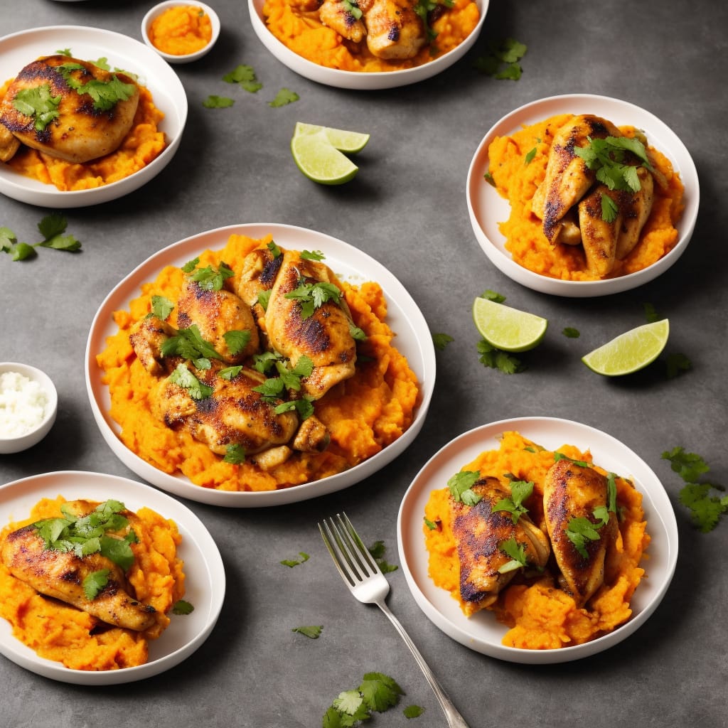 Ginger & Lime Chicken with Sweet Potato Mash