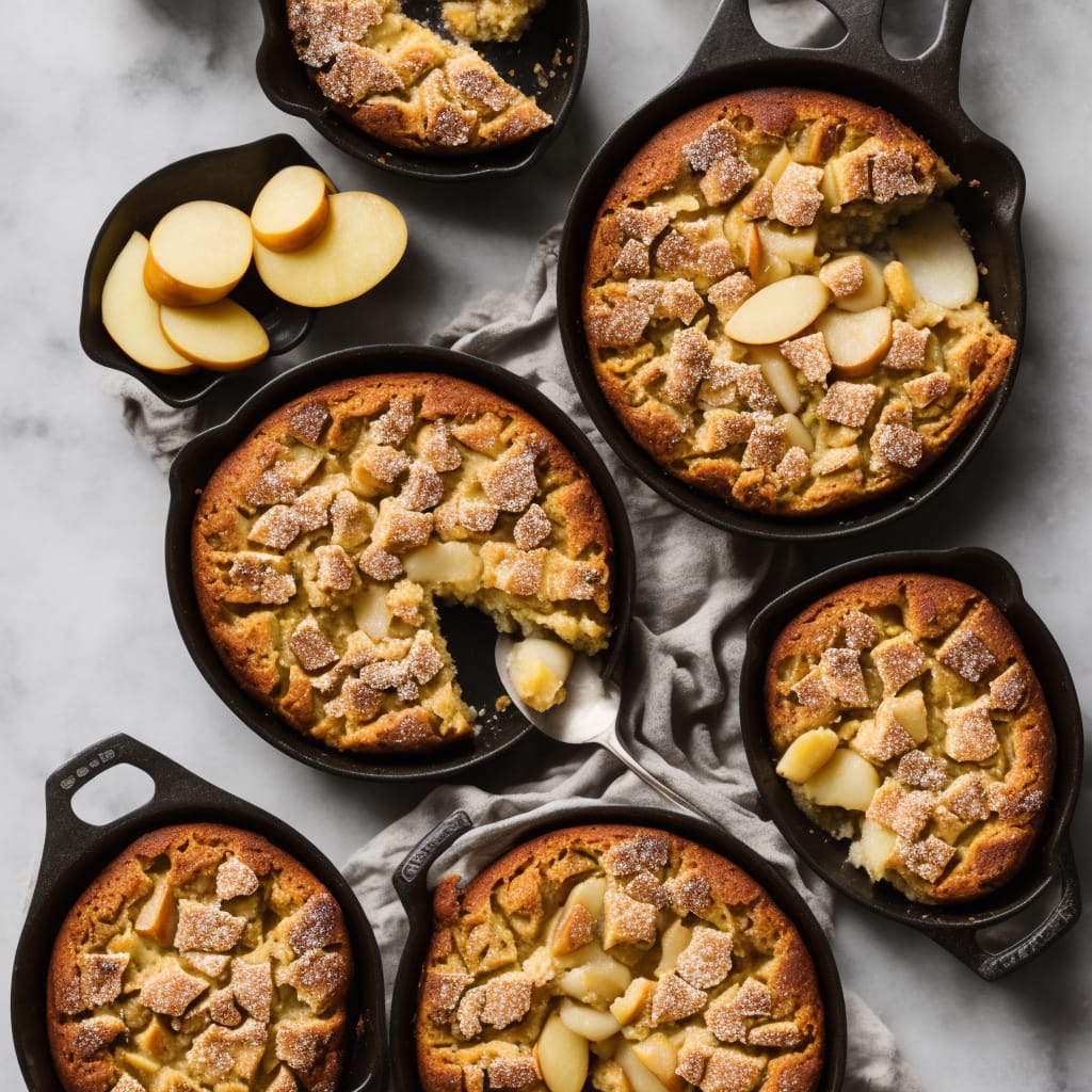 Ginger & Pear Bread & Butter Pudding