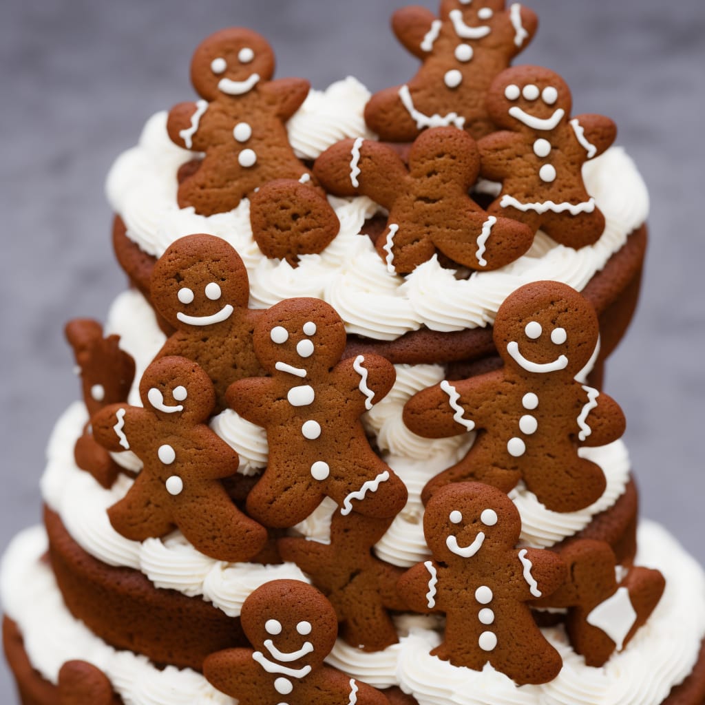 Gingerbread Man Party Cake