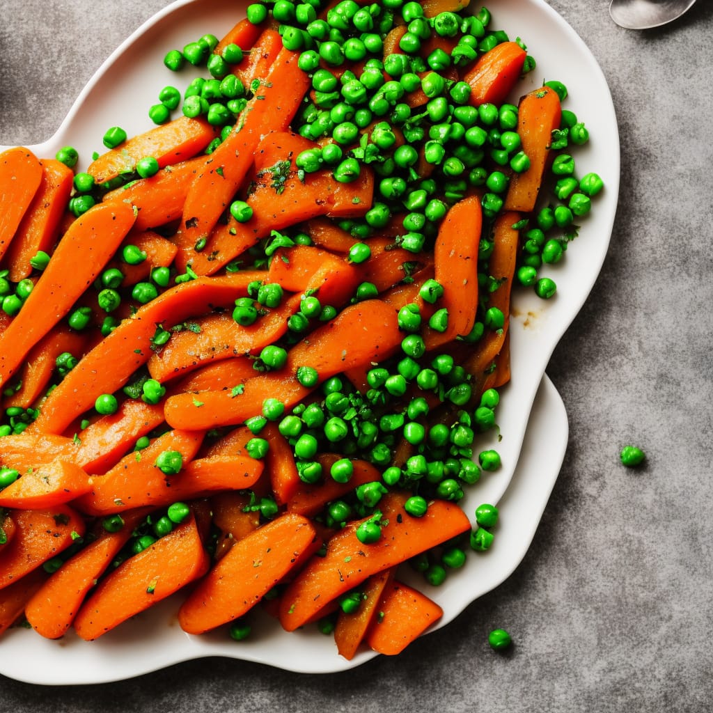 Glazed Carrots with Peas
