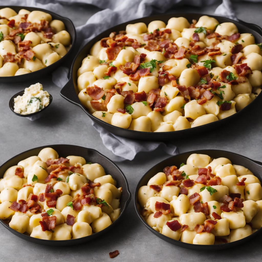 Gnocchi with Two Cheeses & Bacon