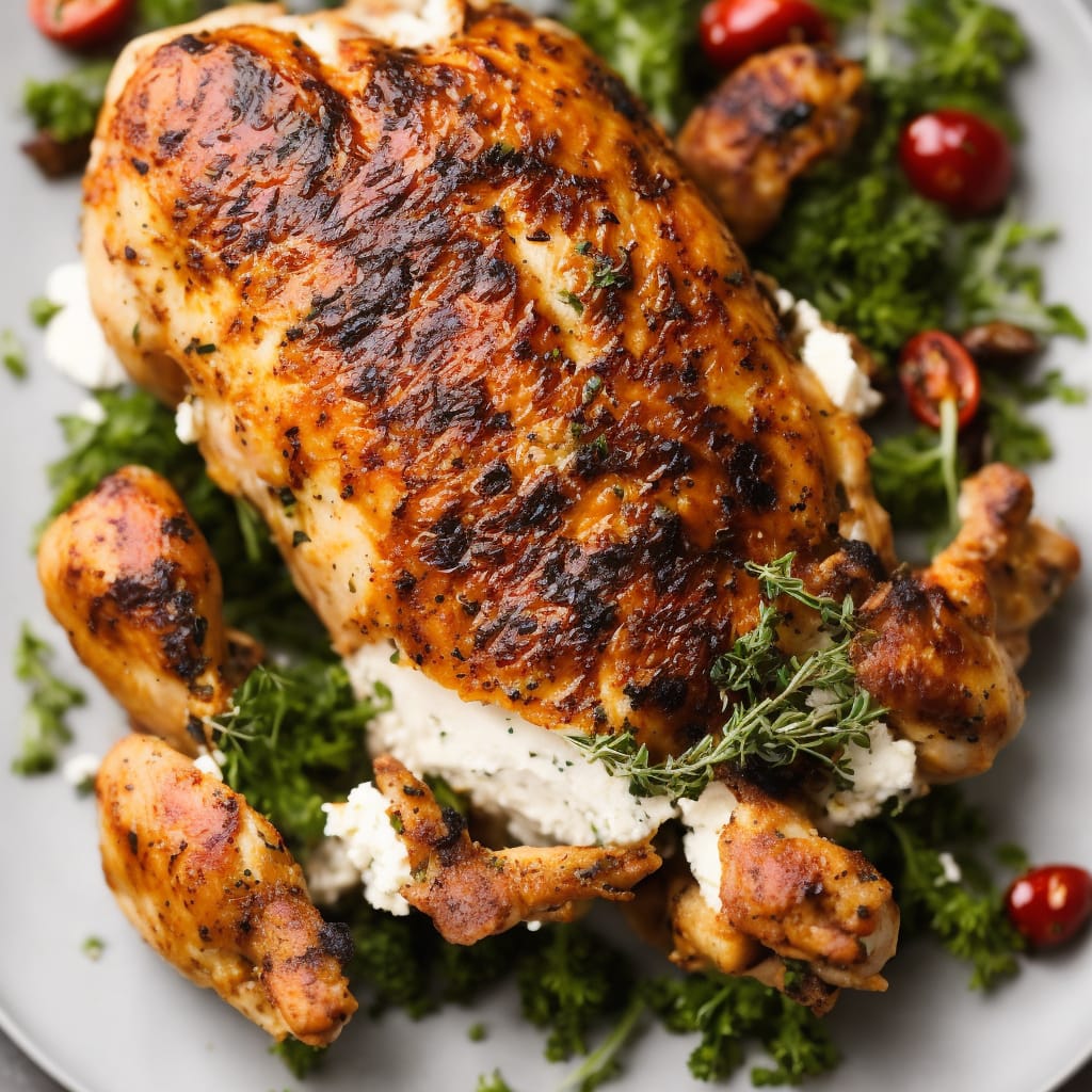 Goat's Cheese & Thyme Stuffed Chicken