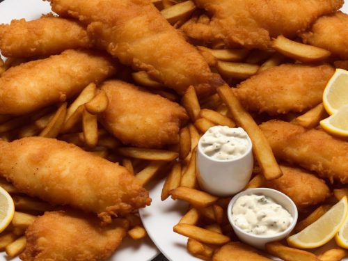 Golden Beer-Battered Fish with Chips