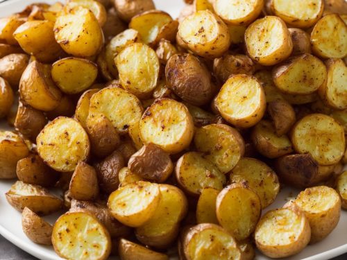 Golden Roasted Potatoes, Parsnips & Garlic