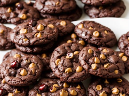 Gooey Chocolate Cherry Cookies