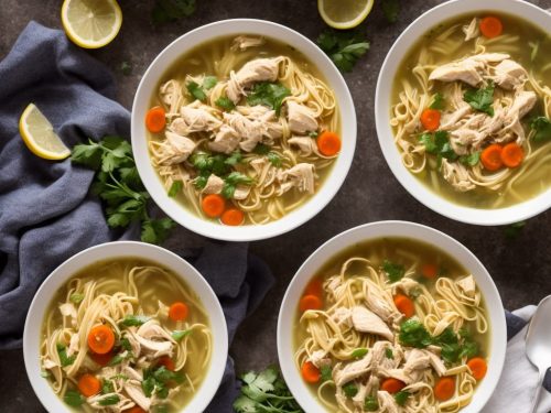Grandma's Chicken Soup with Homemade Noodles