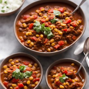 Grandma's Slow Cooker Vegetarian Chili Recipe