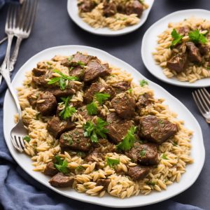 Greek Lamb with Orzo