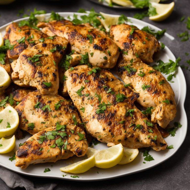 GreekStyle Garlic Chicken Breasts Recipe