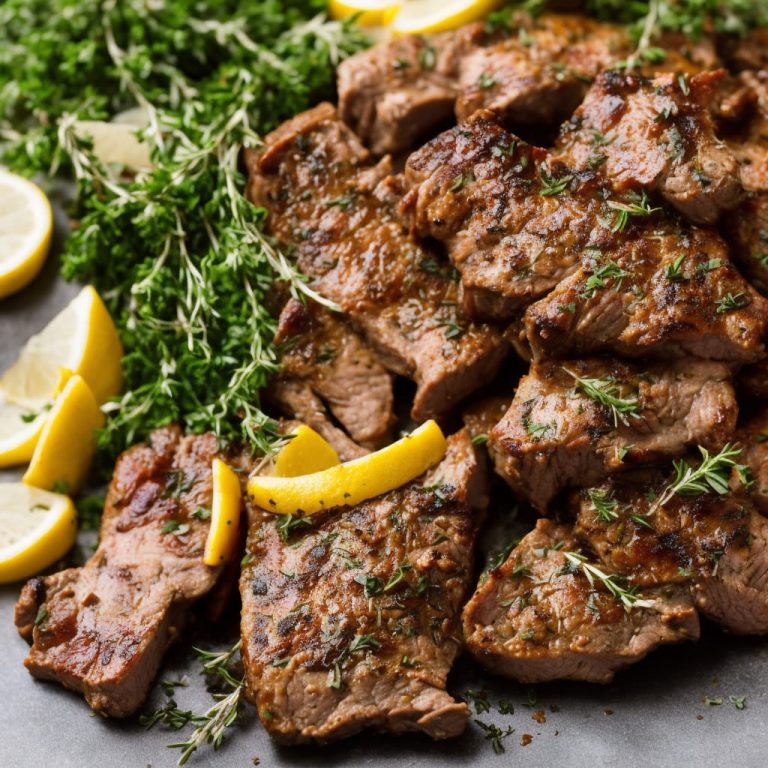 Greekstyle lamb with lemon & thyme Recipe