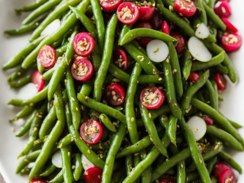 Green Beans & Radishes with Shallot Dressing