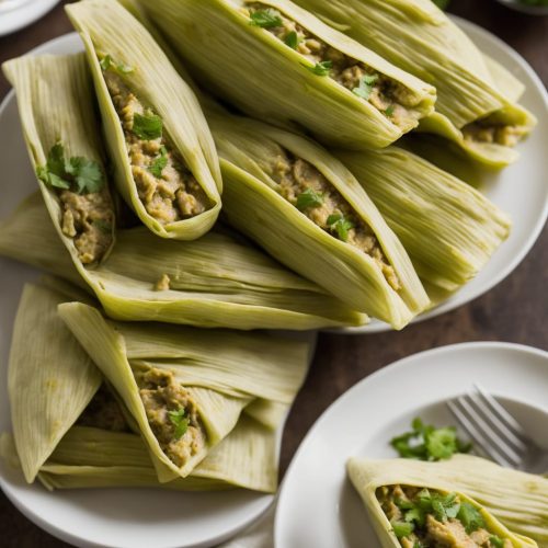 Green Chicken Tamales Recipe