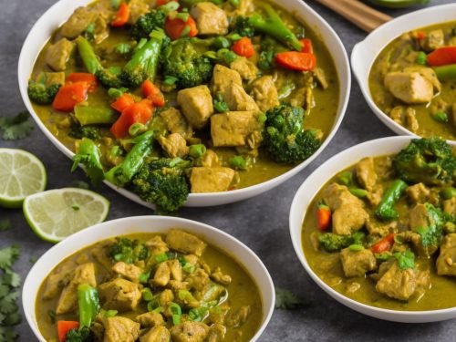 Green Chicken & Vegetable Curry