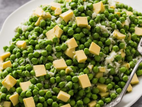 Green Pea Salad With Cheddar Cheese Recipe