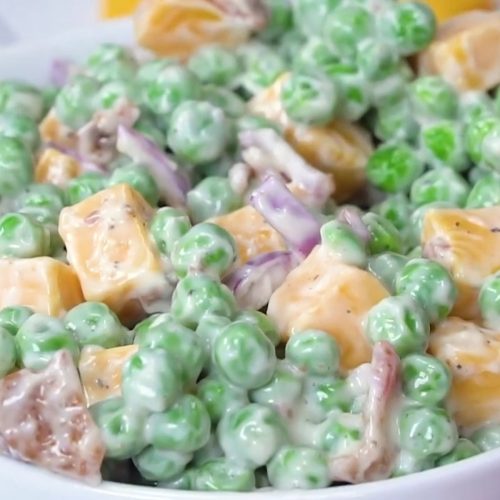Green Pea Salad With Cheddar Cheese Recipe Recipe