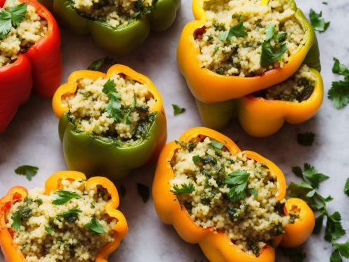 Gremolata Couscous-Stuffed Peppers