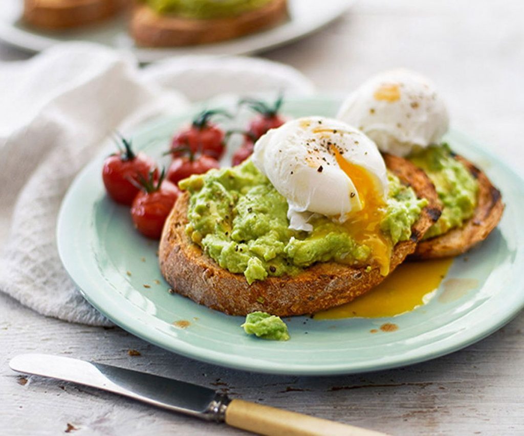 Griddled Cornbread with Devilled Eggs & Avocado Recipe