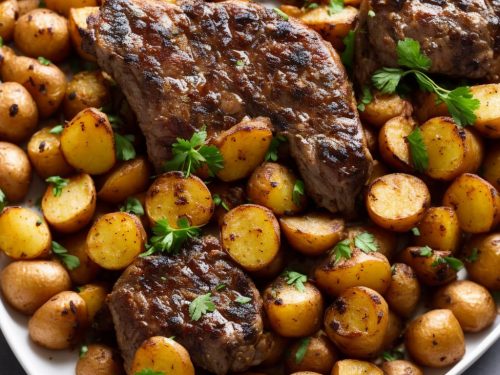 Griddled Lamb with Spiced New Potatoes