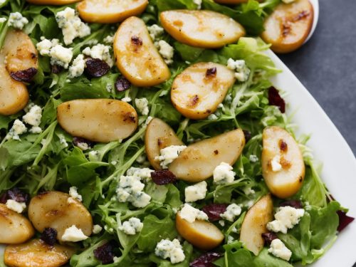 Griddled pear & blue cheese salad