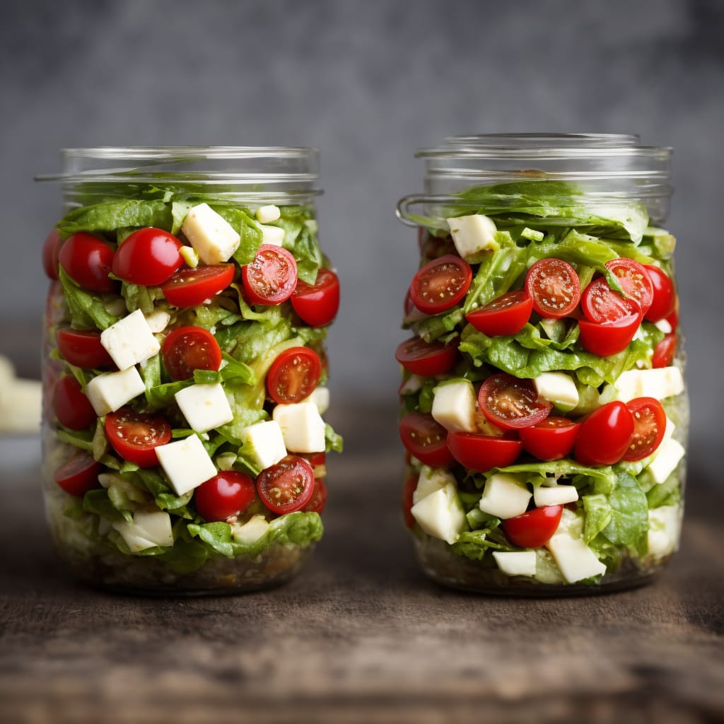 Griddled Salad Jar