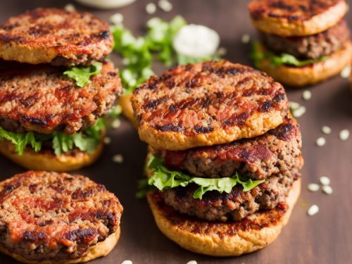 Grilled Bacon Meatloaf Burgers