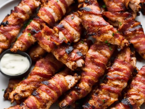 Grilled Bacon-Wrapped Chicken Tenders