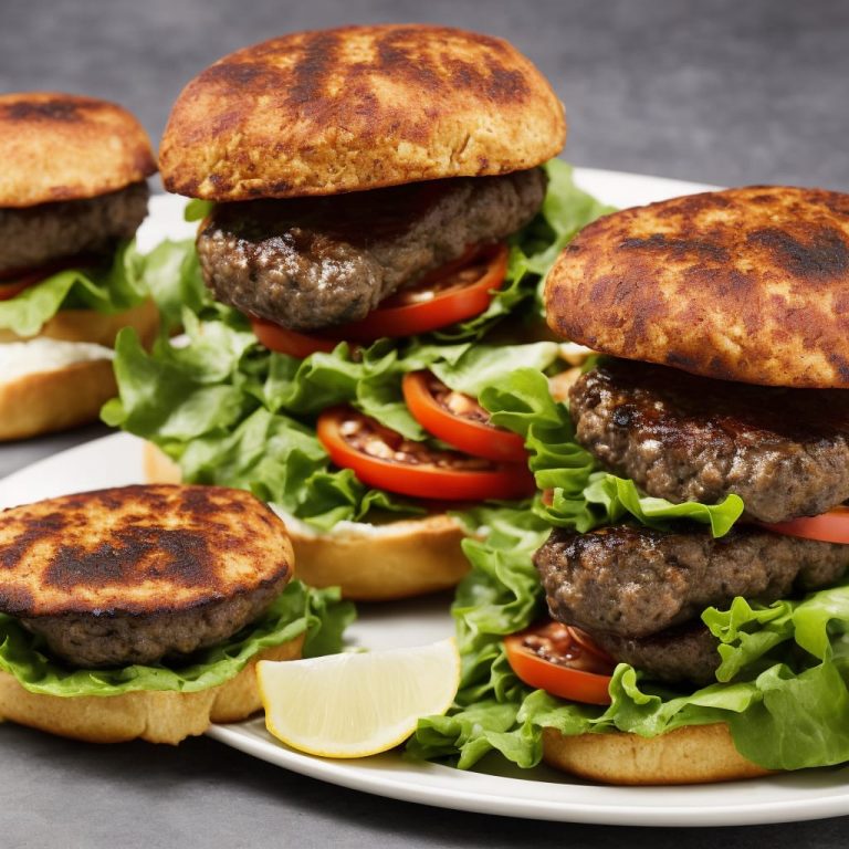 Grilled Bison Burgers Recipe