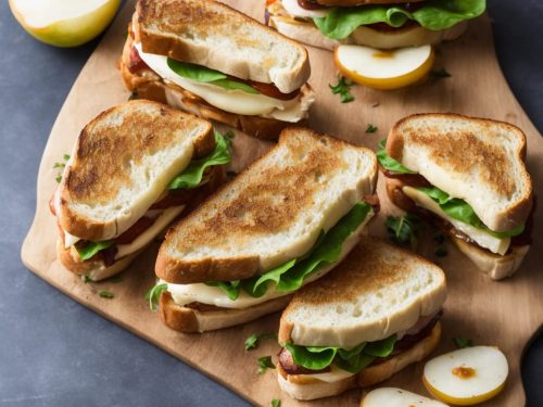 Grilled Brie and Pear Sandwich