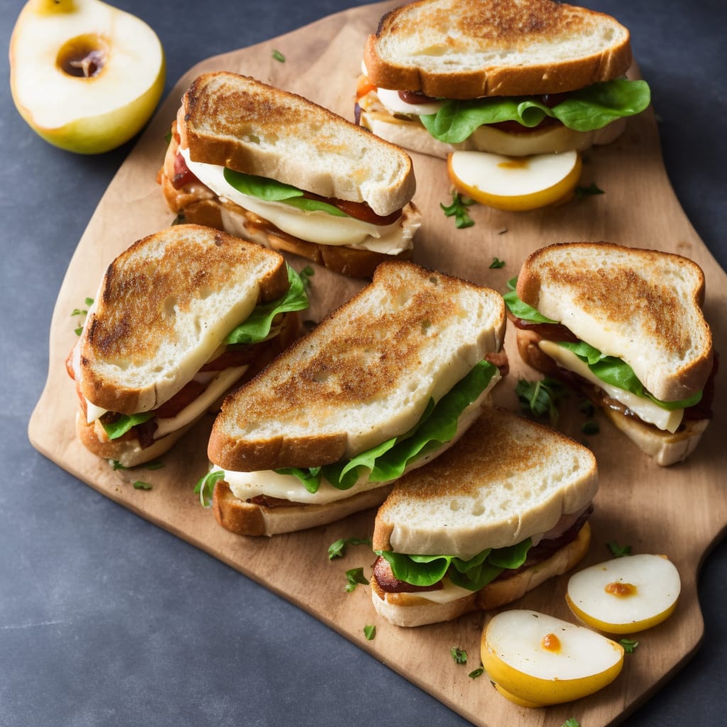 Grilled Brie and Pear Sandwich