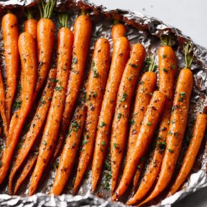 Grilled Carrots in Foil