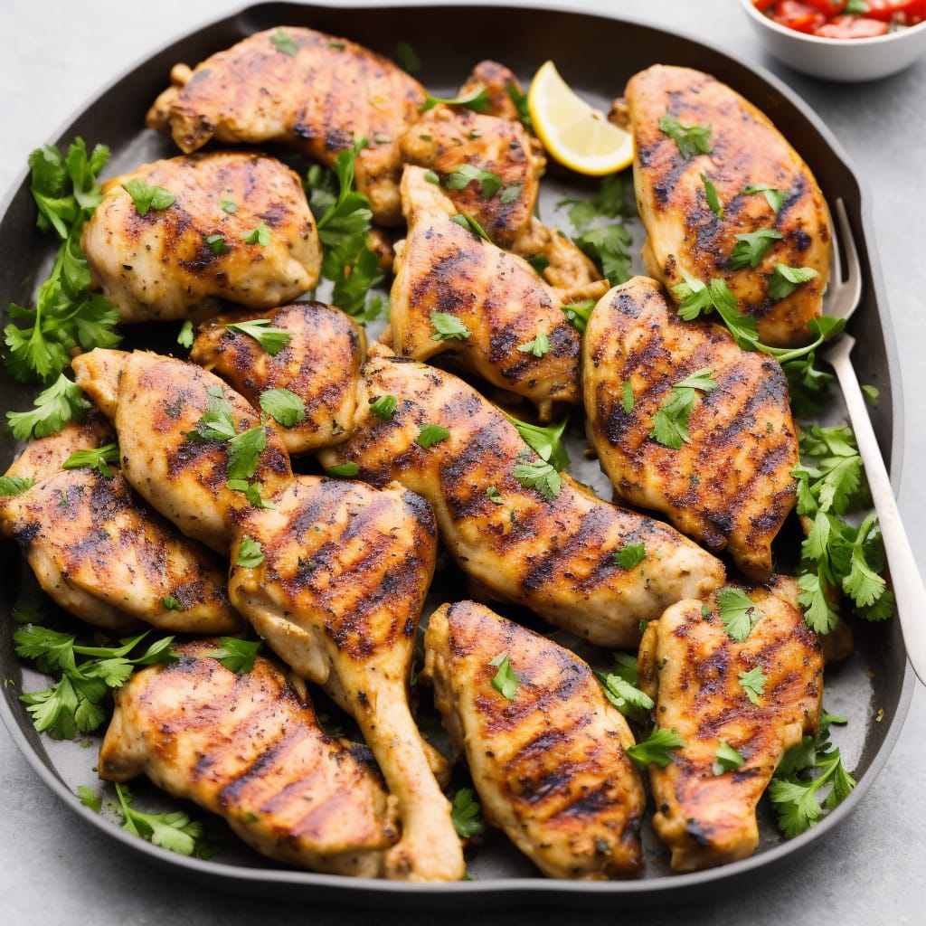 Grilled Chicken with Herbs