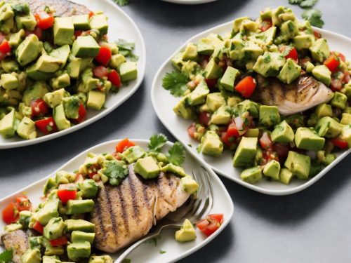 Grilled Fish with Chunky Avocado Salsa