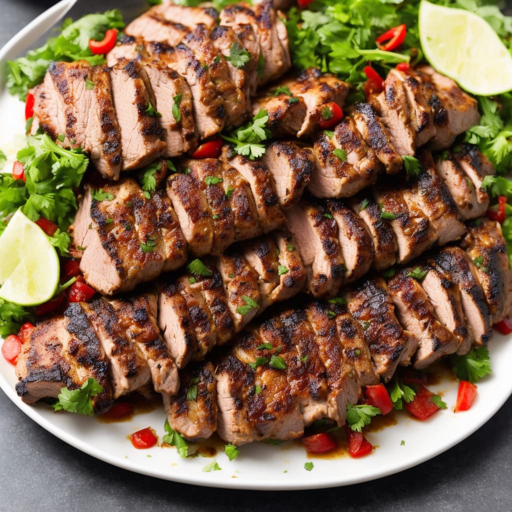 Grilled Jerk Pork Tenderloin