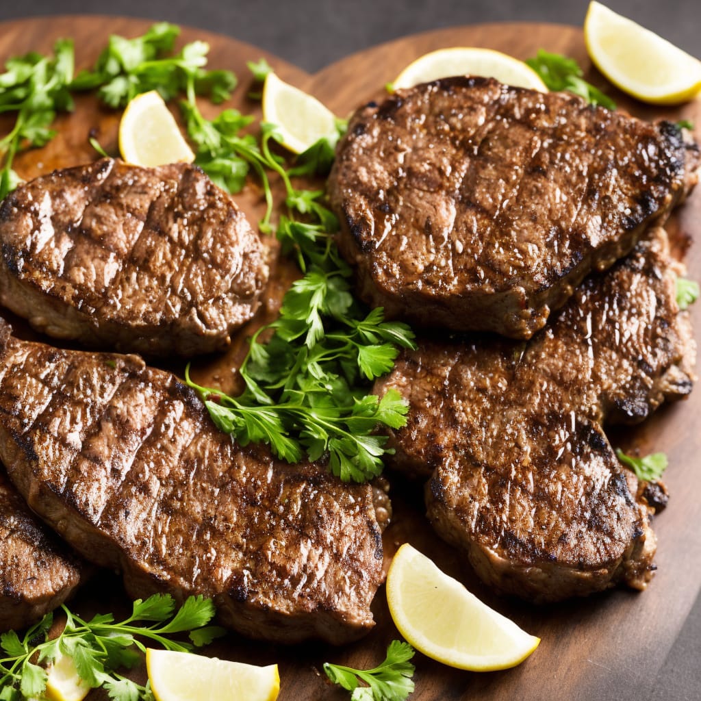 Grilled Lamb Steaks