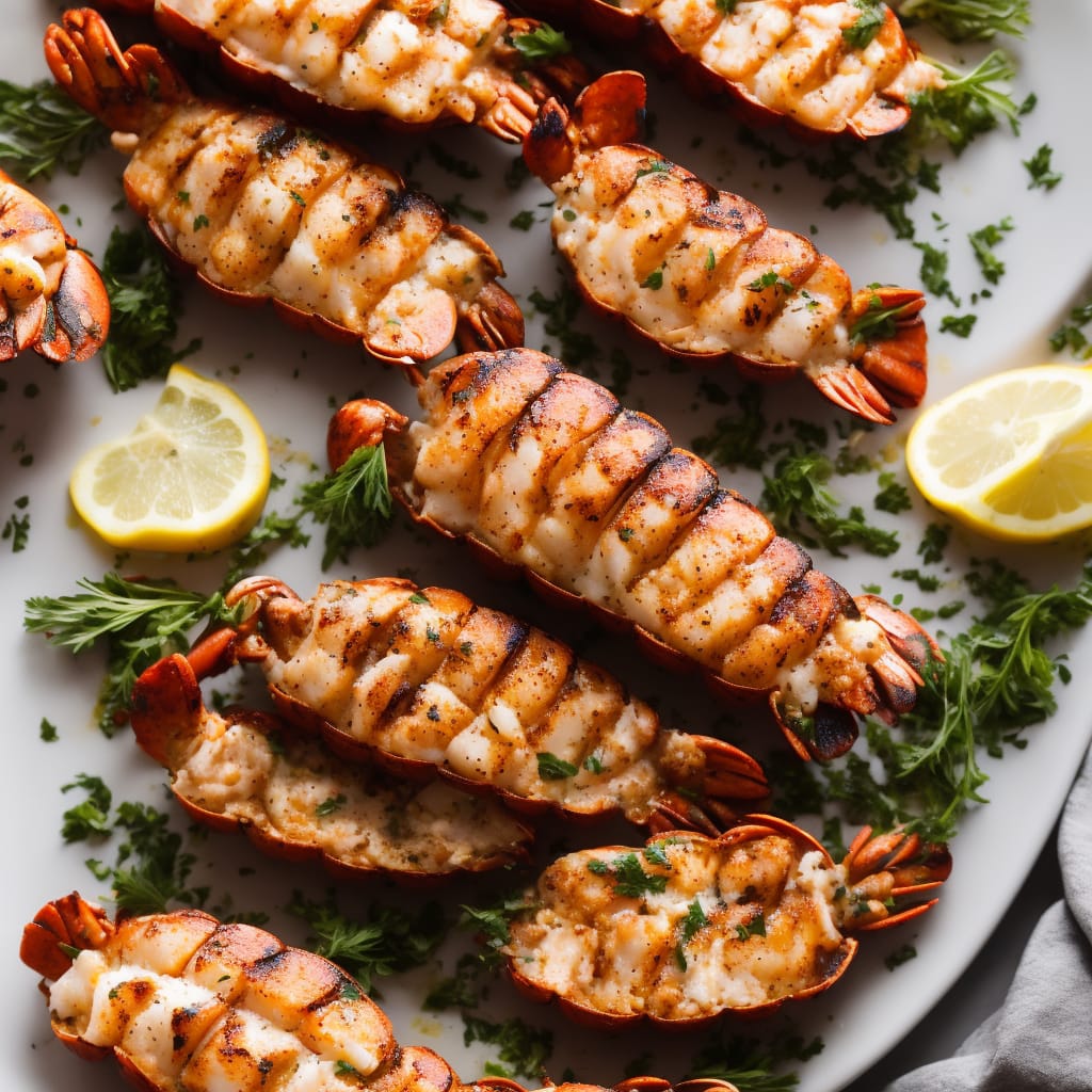 Grilled Lobster Tails With Lemon And Herb Butter Recipe