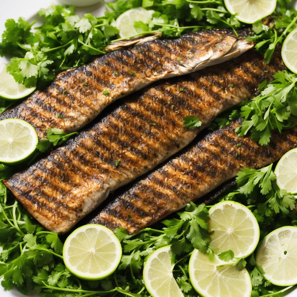 Grilled Mackerel with Soy, Lime & Ginger
