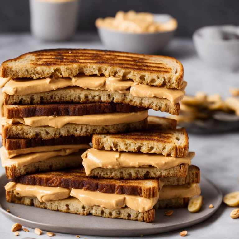 Grilled Peanut Butter and Banana Sandwich Recipe
