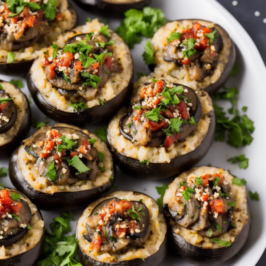 Grilled Stuffed Portobello Mushroom Caps