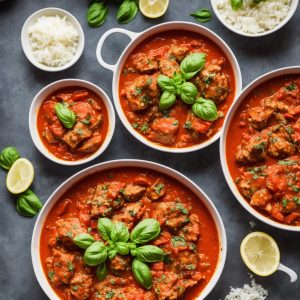 Haddock in Tomato Basil Sauce