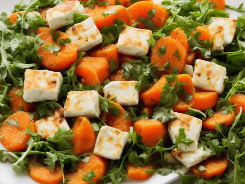 Halloumi, Carrot & Orange Salad